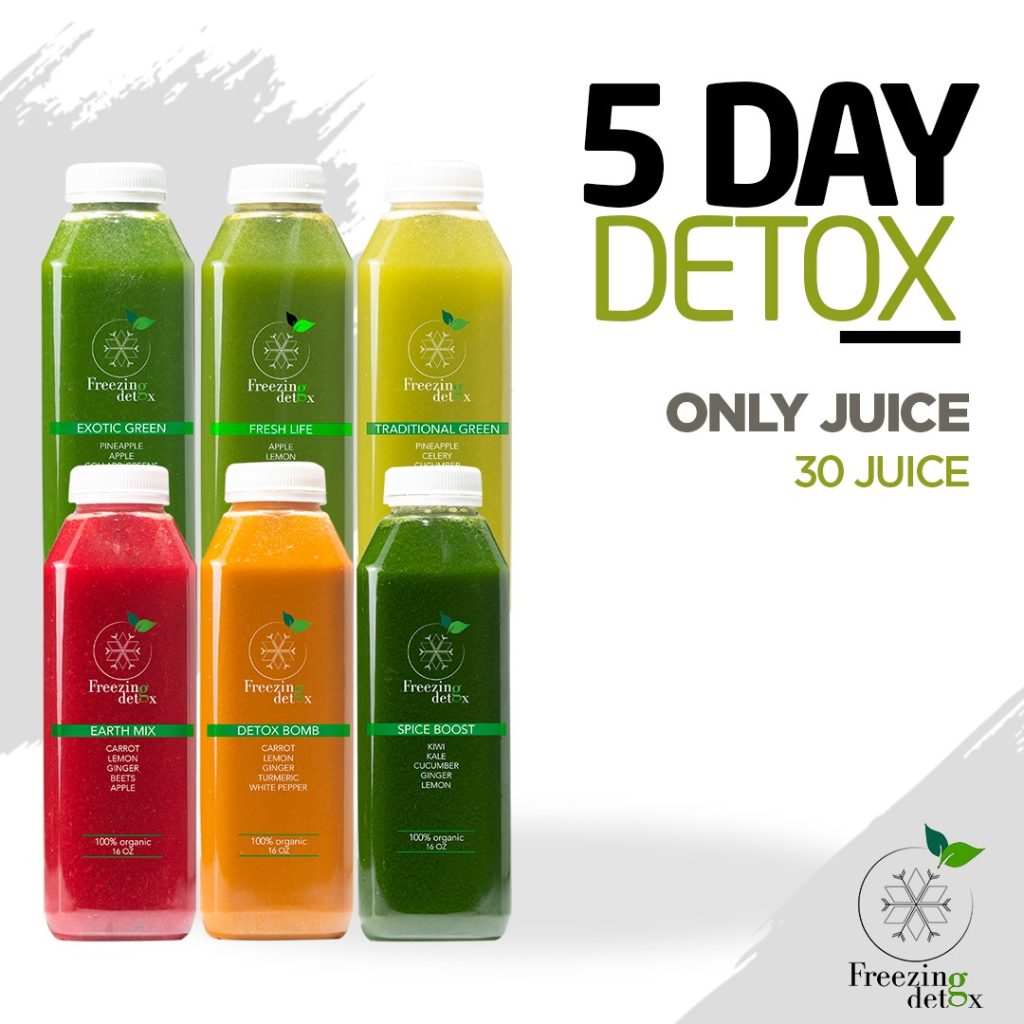 5 days juice freezing detox